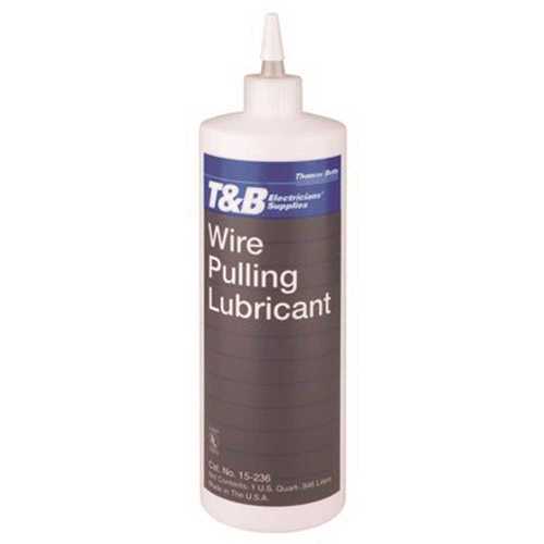 1 Qt. Yellow Wire Pull Lubricant with 3.25 in. Dia Bottle