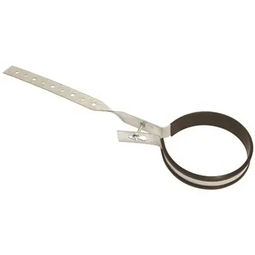 Greenfield 220-2 DWV Hanger Strap, Plastic Covered, 16-Gauge, 2 in. x 12 in Gray