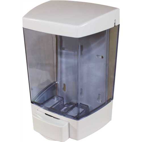 1360 ml. White See-Through Tank Soap Dispenser