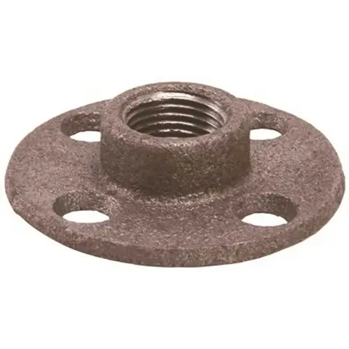 1/2 in. Black Malleable Floor Flange - pack of 20