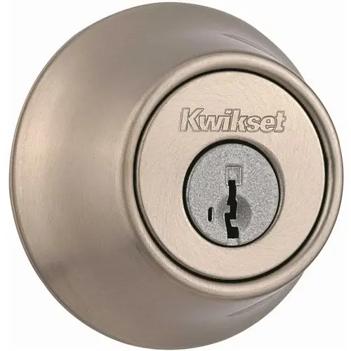 660 Series Satin Nickel Single Cylinder Deadbolt Featuring SmartKey Security - pack of 12