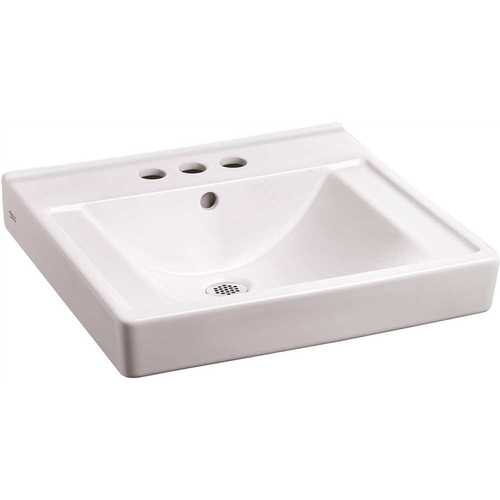 American Standard 9024004EC.020 Decorum with EverClean 18-1/4 in. Wall Hung Bathroom Sink in White