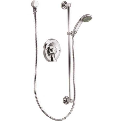 Moen T8346EP15 Commercial Posi-Temp 1-Spray Handheld Shower Trim Kit without Valve, 1.5 GPM, Lever Handle in Chrome