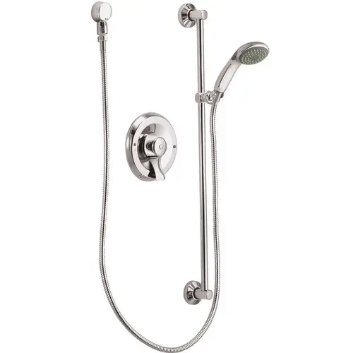 Commercial Posi-Temp 1-Spray Handheld Shower Trim Kit without Valve, 1.5 GPM, Lever Handle in Chrome