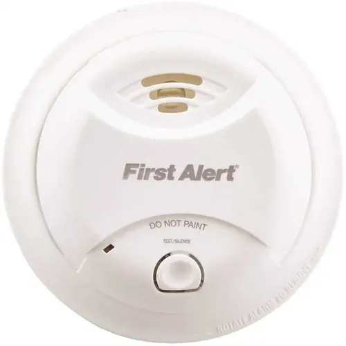 First Alert SA350B Lithium Power Cell Smoke Alarm, with Tamper Proof and Sealed Battery White