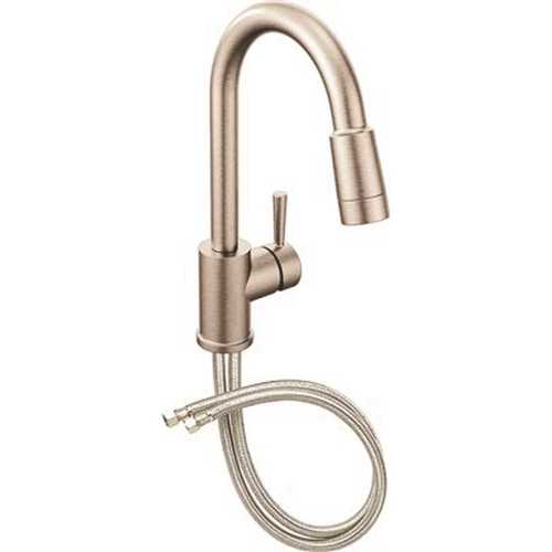 Cleveland Faucet Group 46201CSL Edgestone Single-Handle Pull-Down Sprayer Kitchen Faucet in Classic Stainless