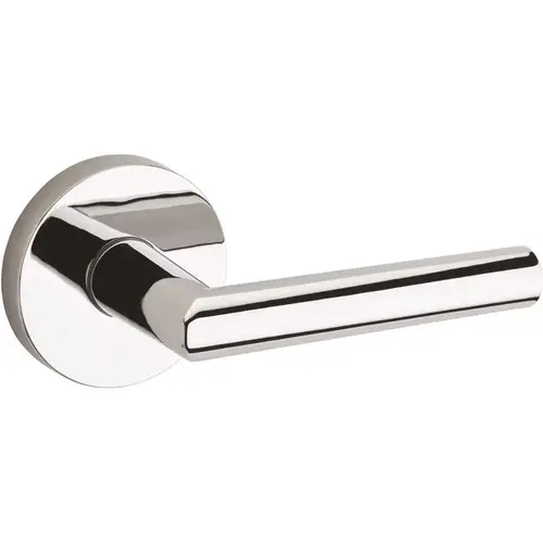 Milan Round Passage Door Lock with 6AL Latch and RCS Strike Bright Chrome Finish