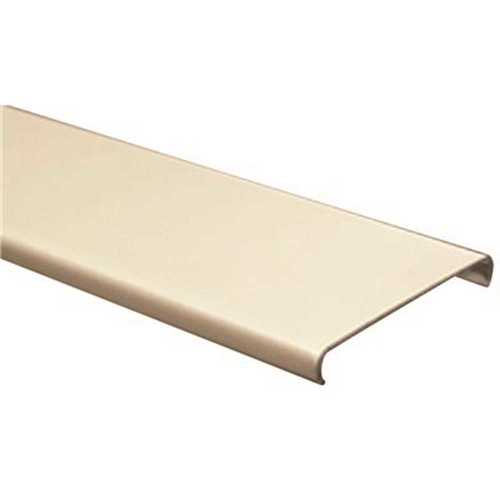 Legrand V2400C 2400-Volt 5 ft. Raceway Cover Steel with Dual-Channel in Ivory