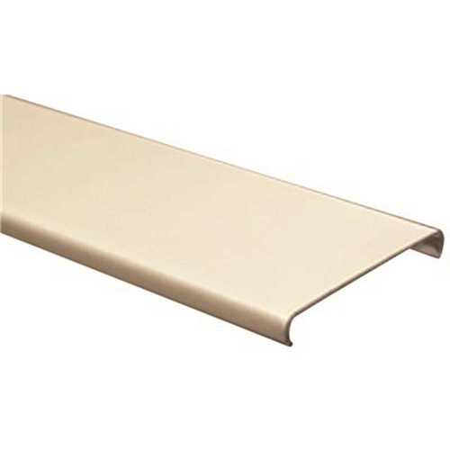 2400-Volt 5 ft. Raceway Cover Steel with Dual-Channel in Ivory