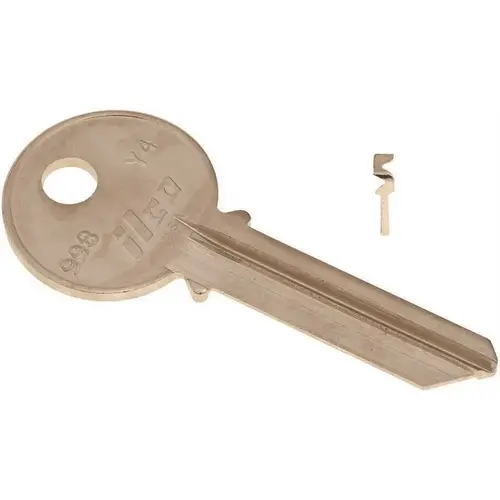 Yale 6-Pin Blank Key Silver - pack of 10