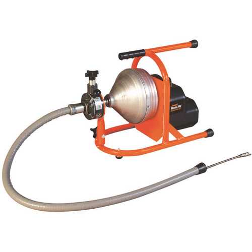 GENERAL WIRE SPRING DRZ-PH-B General's Model Drz Drain Cleaner, with 50 ft. x 5/16 in. Cable and Cutter Set