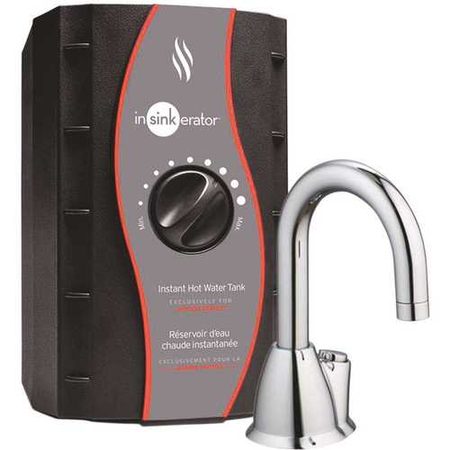 InSinkErator H-HOT100C-SS Invite Single-Handle Instant Hot Water Dispenser System in Chrome