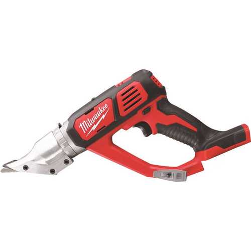 M18 18-Volt Lithium-Ion Cordless 18-Gauge Double Cut Metal Shear (Tool-Only) Red