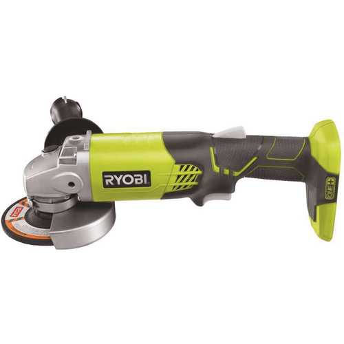 RYOBI P421 18-Volt ONE+ Cordless 4-1/2 in. Angle Grinder (Tool-Only) Green