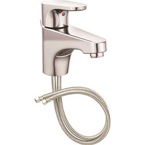 Edgestone Single Hole Single-Handle Bathroom Faucet with Drain Assembly in Chrome