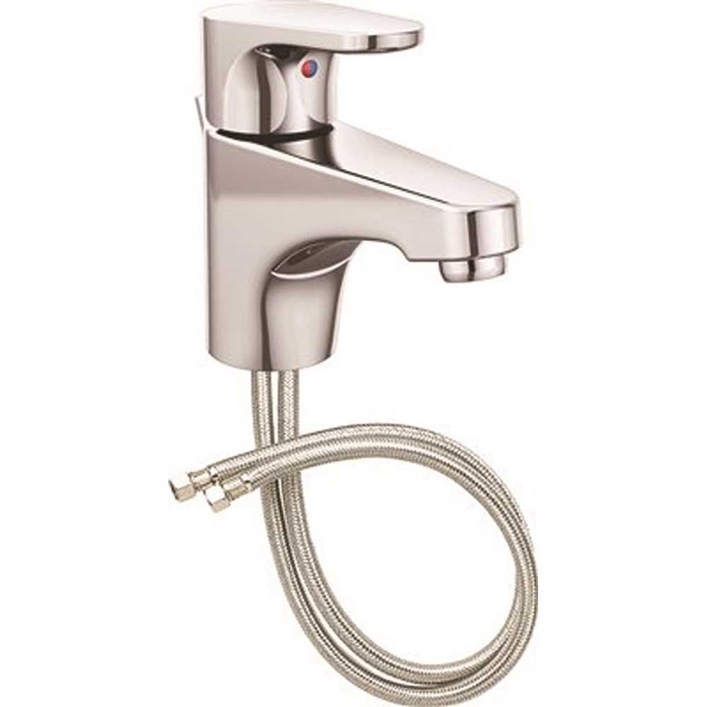 Cleveland Faucet Group 46102 Edgestone Single Hole Single-Handle Bathroom Faucet with Drain Assembly in Chrome