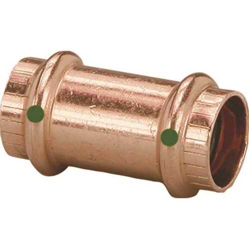 ProPress 1-1/4 in. x 1-1/4 in. Copper Coupling No Stop