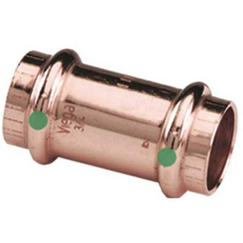 1-1/4 in. x 1-1/4 in. Copper Coupling with Stop