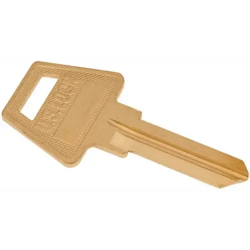 2100 Series Arrow Lock Blank 5-Pin Security Bow Key Gold - pack of 50
