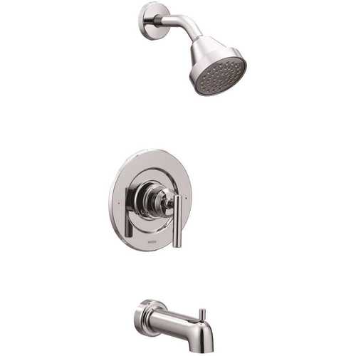 Moen T2903EP Gibson 1-Handle Posi-Temp Tub and Shower Faucet Trim Kit in Chrome (Valve Not Included)