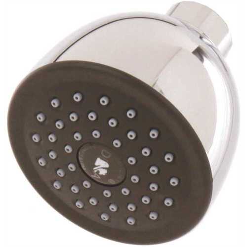 Touch-Clean 1-Spray 2.6 in. Single Wall Mount Fixed Shower Head in Chrome