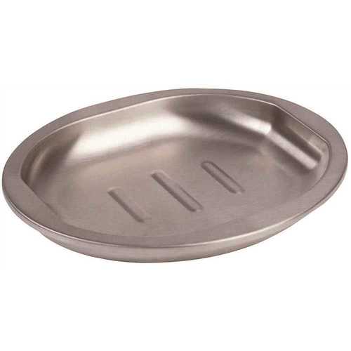 National Brand Alternative BS-PR3R Stainless Steel Premier Soap Dish Brushed Pack of 3