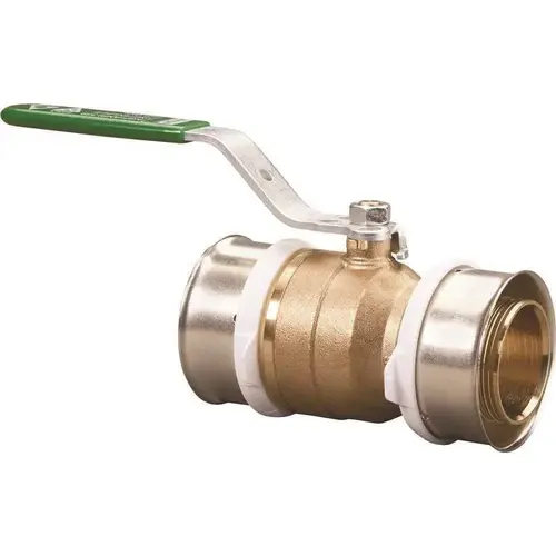 1 in. x 1 in. Zero Lead Bronze Press Ball Valve