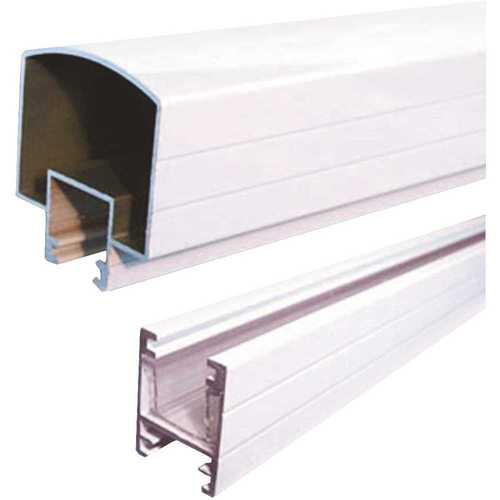 Aluminum Railing 4 ft. White Aluminum Hand and Base Rail