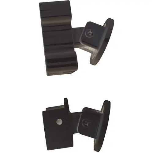 Peak Aluminum Railing 50903 Black Aluminum Stair Hand and Base Rail Bracket