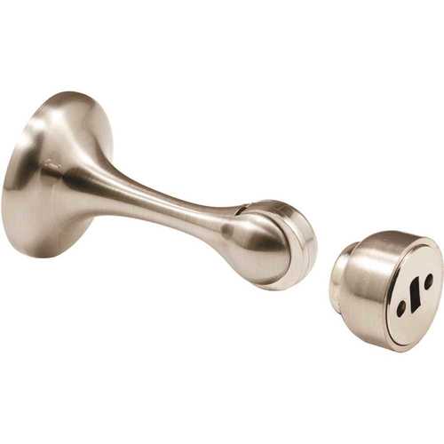 Satin Nickel Magnetic Door Holder