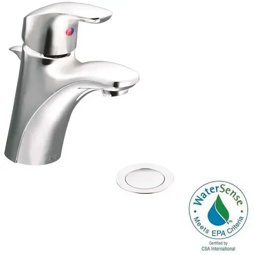 Baystone Single Hole Single-Handle Bathroom Faucet in Chrome