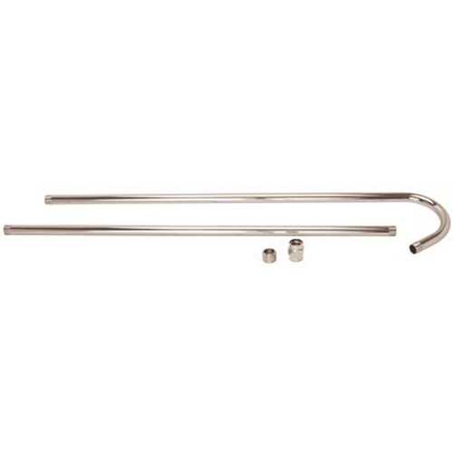 Proplus 194107 1-1/4 in. Riser for Add On Shower, Chrome Plated