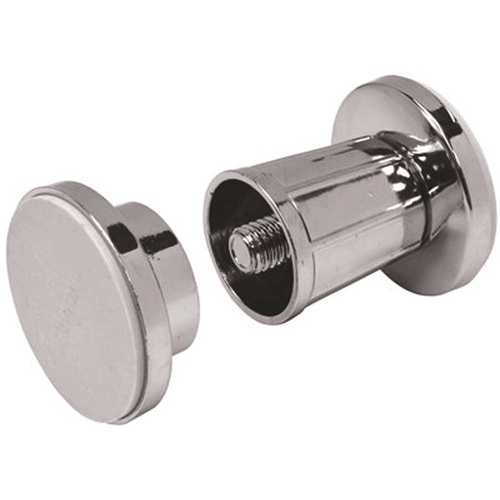 Proplus 194227 1 in. x 1.76 in. Metal Escutcheon Chrome