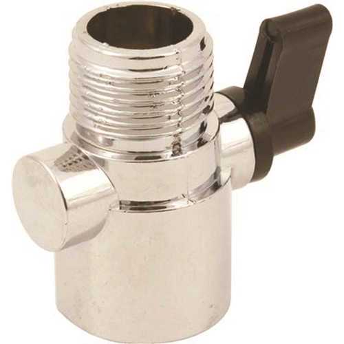 Shower Flow Adjuster in Chrome Plated ABS