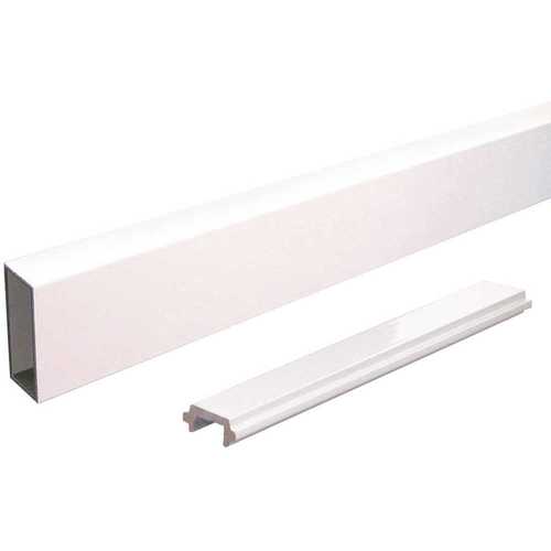 4 ft. White Aluminum Wide Picket and Spacer