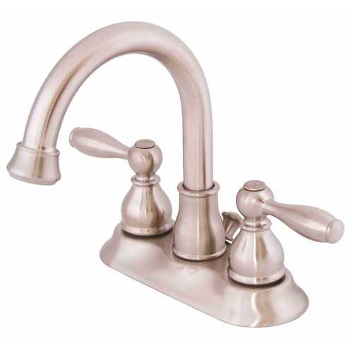 Premier 3583688 Muir 4 in. Centerset 2-Handle High-Arc Bathroom Faucet in Brushed Nickel