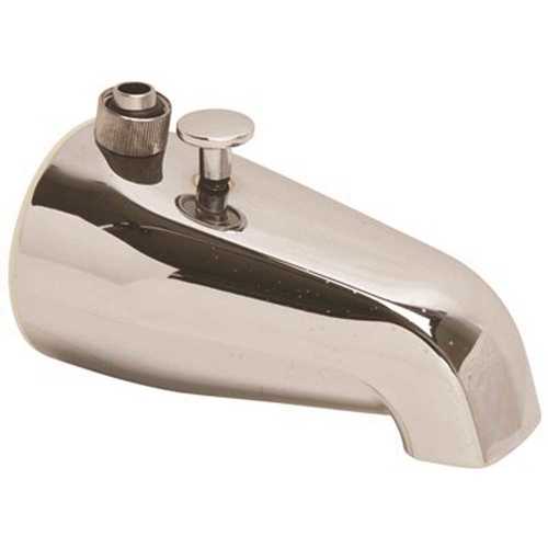 Proplus 194110 Add-On Shower Bathtub Spout with Diverter 3/4X1/2 in., Chrome