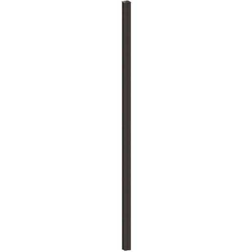AquatinePLUS 2.38 in. x 2.38 in. x 5.94 ft. Black Aluminum Soft Surface Pool Fence Post