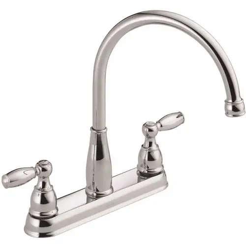 Foundations 2-Handle Standard Kitchen Faucet in Chrome