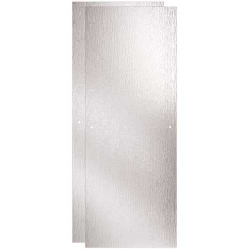 Delta Sdgs048 Rn R 23 17 32 In X 67 3 4 In X 1 4 In Frameless Sliding Shower Door Glass Panels In Rain For 44 48 In Doors