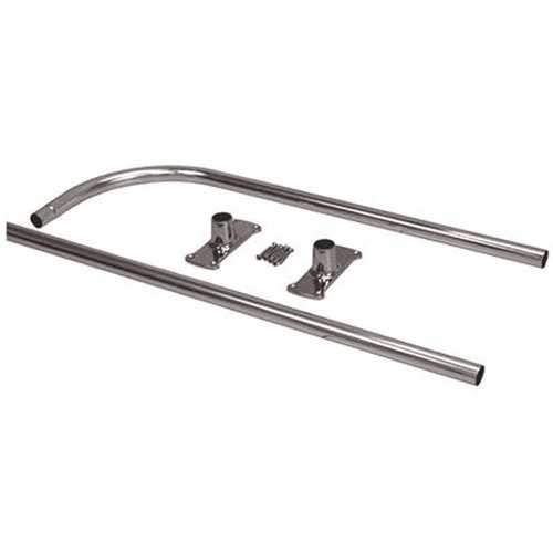 60 in. L-Type Shower Rod Aluminum