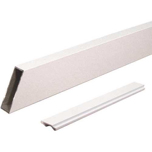 6 ft. White Aluminum Wide Stair Picket and Spacer