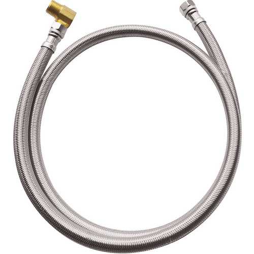 Durapro 231212 3/8 in. Compression x 3/8 in. Compression x 48 in. Braided Stainless Steel Dishwasher Connector