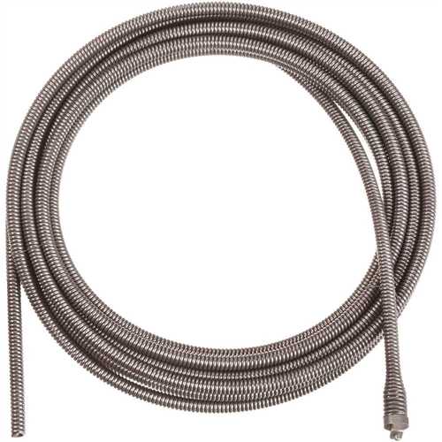 RIDGID 62245 C-4 3/8 in. x 25 ft. Inner Core Male-Coupling Replacement Drain Cleaning Cable Gray