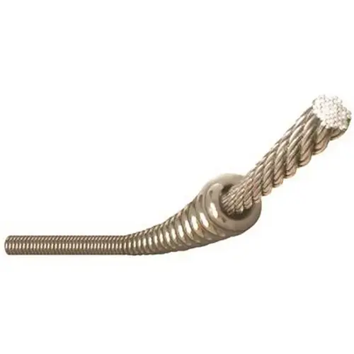 FLEXICORE 25HE1 1/4 in. x 25 ft. Drain Cleaning Cable with EL Basic Plug Head Chrome