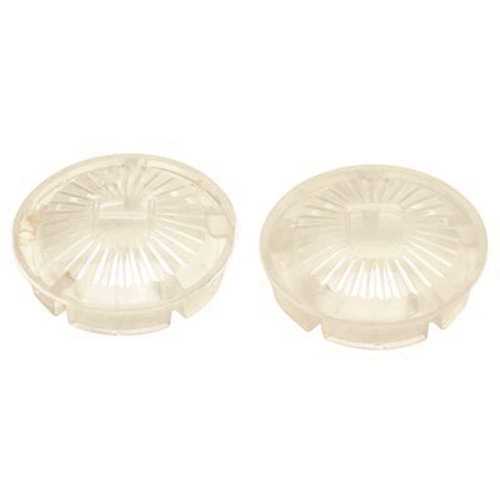 Premier 2031017 Gerber and Bayview Hot and Cold Index Buttons in Clear