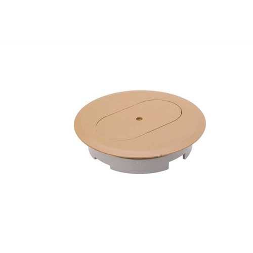 Round Floor Box Pvc Duplex Cvr Taupe CARLON E97DST 