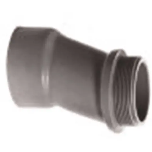 Meter Offset Socket x Thread, 4.23 in L, PVC, Black