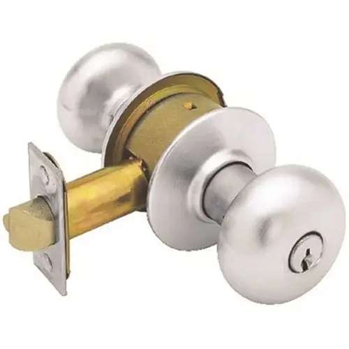 A STOREROOM PLYMOUTH LOCKSET 2-3/4" BS SC1 CHROME