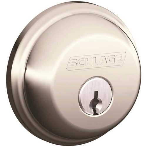 B60505 Deadbolt, Brass, 2-3/8 x 2-3/4 in Backset, C Keyway - pack of 4